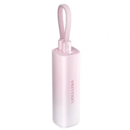 Powerbank 5000mAh Vention FHWR0- 20W- Rosa