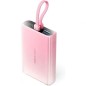Powerbank 10000mAh Vention FHZP0- 22-5W- Rosa- Incluye Cable USB Tipo-C y Lightning