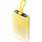 Powerbank 10000mAh Vention FHZY0- 22-5W- Amarillo- Incluye Cable USB Tipo-C y Lightning