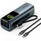 Powerbank 20000mAh Vention FKFH0- 165W- Gris- Incluye Cable USB Tipo-C