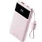 Powerbank 10000mAh Vention XGYP0-39-TY- 22-5W- Rosa- Incluye Cable USB Tipo-C