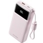 Powerbank 20000mAh Vention XGYP0-40-TY- 22-5W- Rosa- Incluye Cable USB Tipo-C