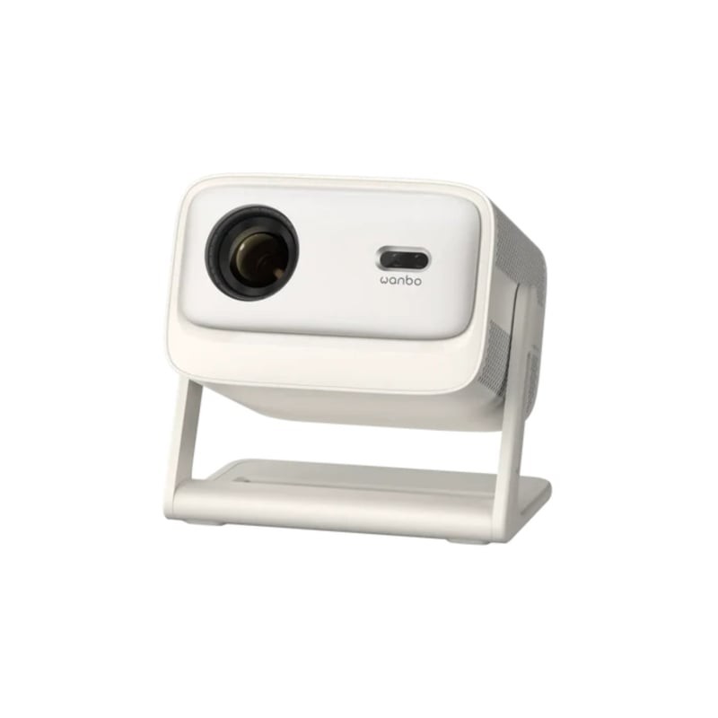 Proyector Portátil Wanbo Vali 1 Pro- 900 Lúmenes- Full HD- HDMI- Bluetooth- WiFi- Beige