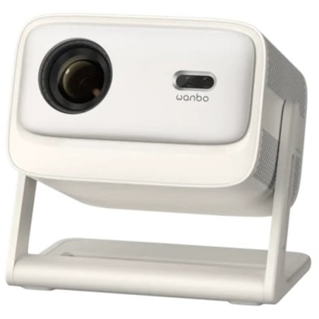 Proyector Portátil Wanbo Vali 1 Pro- 900 Lúmenes- Full HD- HDMI- Bluetooth- WiFi- Beige
