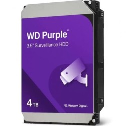 Disco Duro Western Digital WD Purple Surveillance 4TB- 3-5"- SATA III- 128MB
