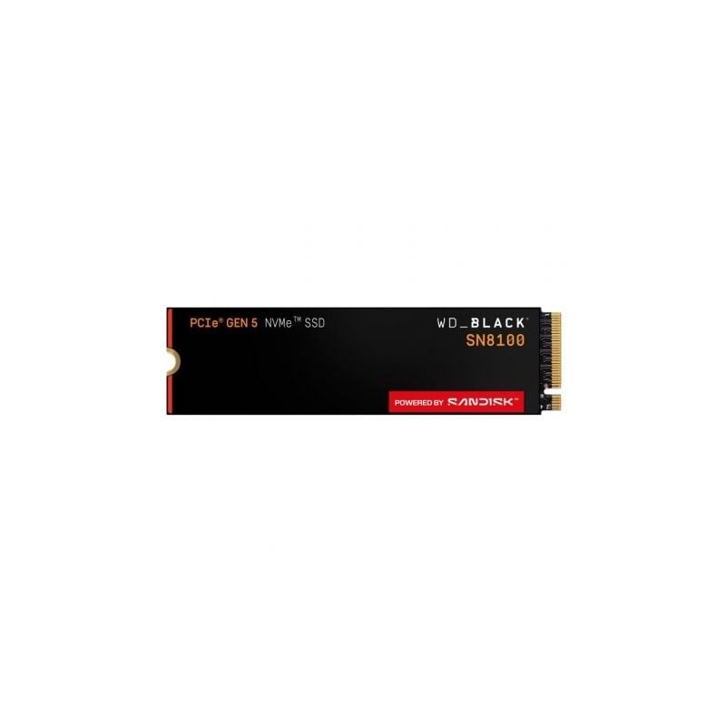Disco SSD SanDisk WD Black SN8100 1TB- M-2 2280 PCIe Gen5- Full Capacity