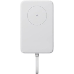 Powerbank 10000mAh Xiaomi 33W Magnetic Power Bank 10000 (Integrated Cable)- Wireless- Blanca