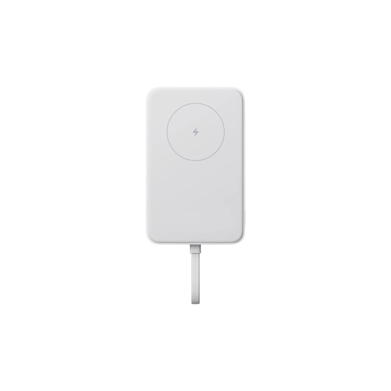 Powerbank 10000mAh Xiaomi 33W Magnetic Power Bank 10000 (Integrated Cable)- Wireless- Blanca