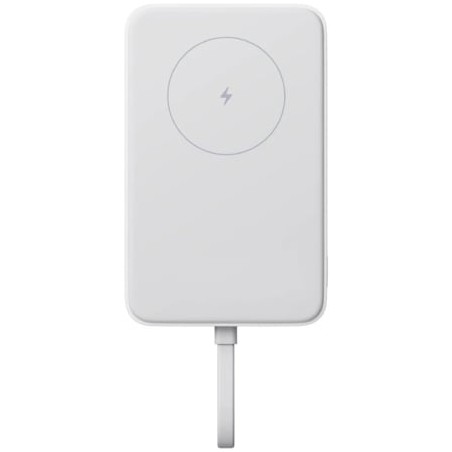 Powerbank 10000mAh Xiaomi 33W Magnetic Power Bank 10000 (Integrated Cable)- Wireless- Blanca