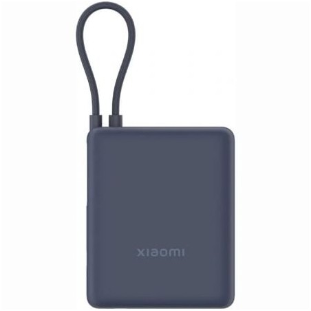 Powerbank 10000mAh Xiaomi 33W Power Bank Integrated Cable- 33W- Azul- Incluye Cable USB Tipo-C