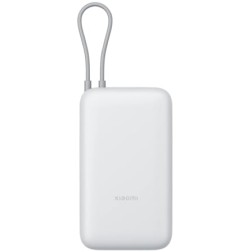 Powerbank 20000mAh Xiaomi Power Bank Integrated Cable- 22-5W- Blanco- Incluye Cable USB Tipo-C
