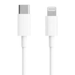 Cable USB 2-0 Tipo-C Lightning Xiaomi BHR4421GL- USB Tipo-C Macho - Lightning Macho- Hasta 18W- 480Mbps- 1m- Blanco