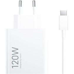 Cargador de Pared Xiaomi 120W HyperCharge Combo (Type-A)- 1xUSB + Cable USB Tipo-C- 120W