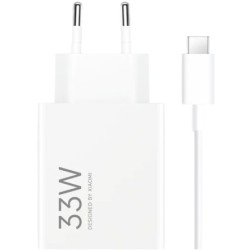 Cargador de Pared Xiaomi 33W Charging Combo USB Type-A- 1xUSB + Cable USB Tipo-C- 33W