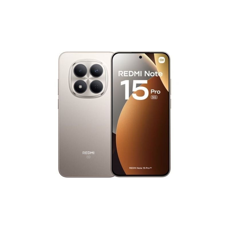 Smartphone Xiaomi Redmi Note 15 Pro 8GB- 512GB- 6-83"- 5G- Titanio