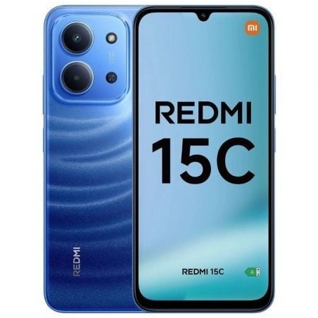 Smartphone Xiaomi Redmi 15C 4GB- 256GB- 6-9"- Azul
