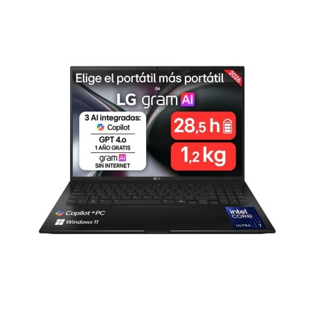 Portatil lg gram 16z90tl - g u7 - 258v 32gb