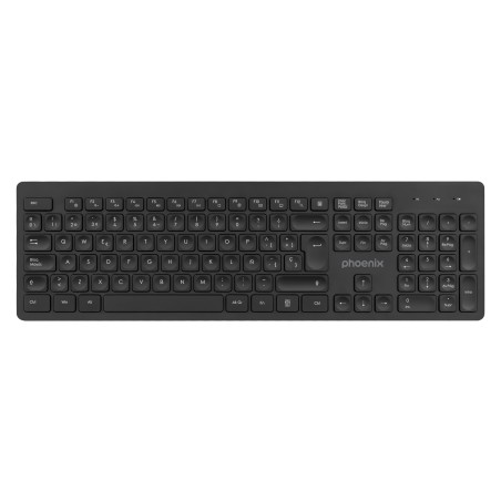 Teclado inalambrico qwerty phoenix k200 negro