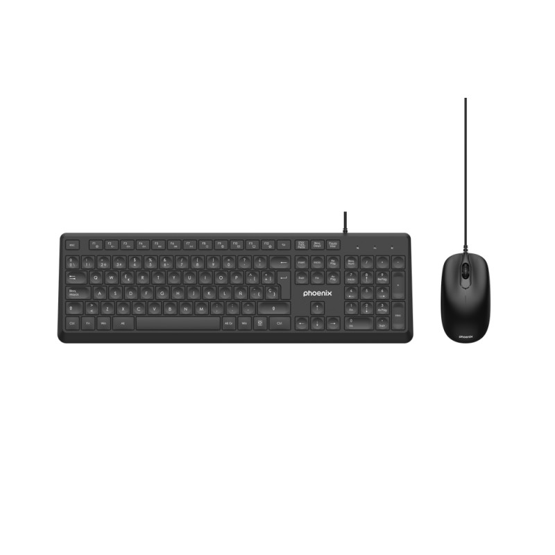 Phoenix combo teclado multimedia + ratón