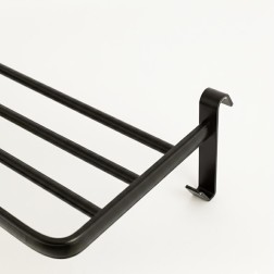 Yoevu repisa negra con ganchos compatible