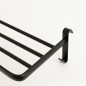 Yoevu repisa negra con ganchos compatible
