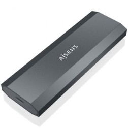 Caja Externa para Disco SSD M-2 NVMe Aisens ASM2-029GR- USB 3-2- Sin tornillos