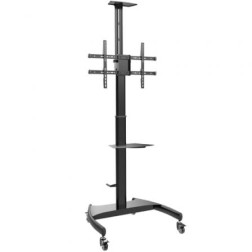 Soporte de Suelo Inclinable- Giratorio con Ruedas y Manivela Aisens FT70TE-169 para TV 37-70"- hasta 50kg