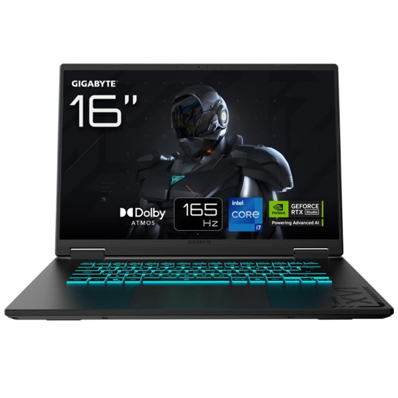 PORTATIL GIGABYTE A16 CWHI3ES864SH I7-13620H 32GB 1TB RTX5070 16"WUXGA W11H PORTATIL GIGABYTE A16 CWHI3ES864SH I7-13620H 32GB 1TB RTX5070 16"WUXGA W11H