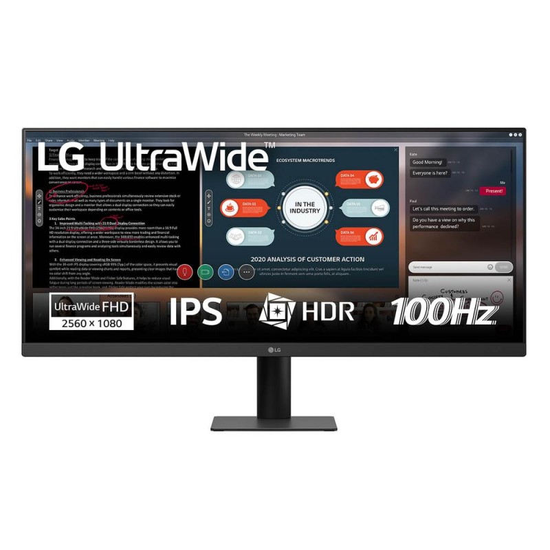 MONITOR POFESIONAL ULTRAPANORAMICO LG 29U511A-B 29" WFHD NEGRO