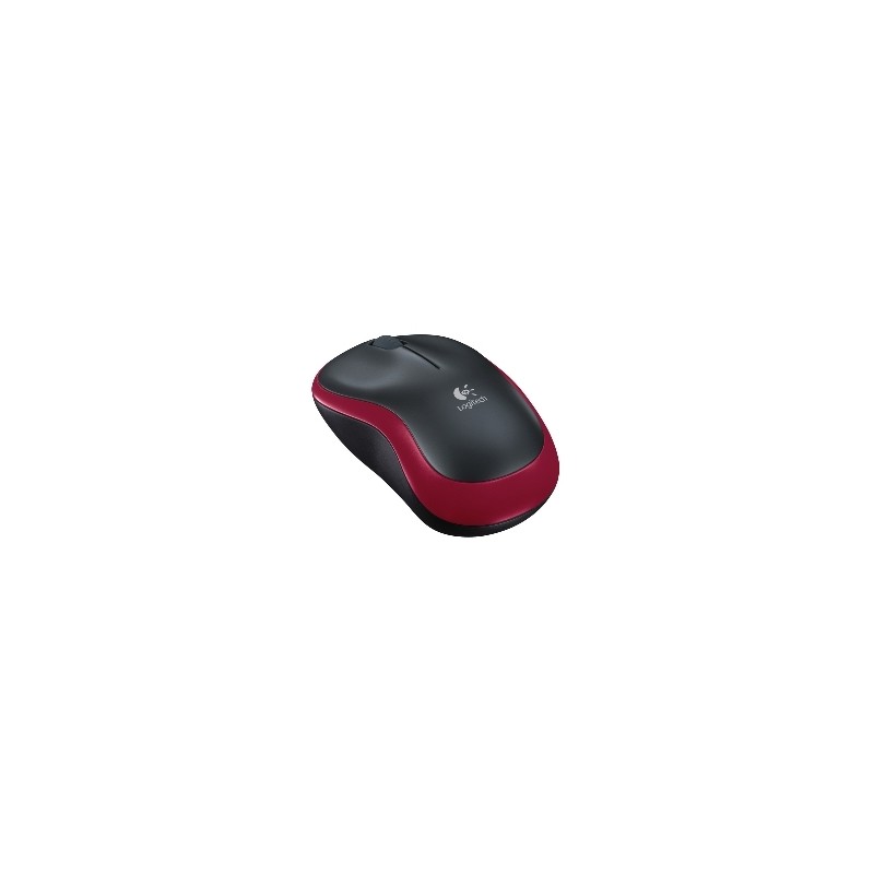 RATON LOGITECH M185 ROJO RF INALAMBRICO PILAS