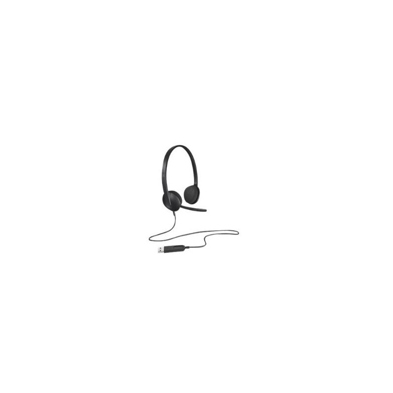 AURICULARES LOGITECH H340 NEGRO MICROFONO ALAMBRICO USB