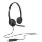 AURICULARES LOGITECH H340 NEGRO MICROFONO ALAMBRICO USB
