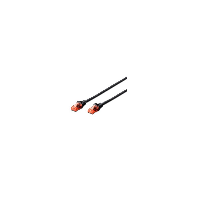 CABLE RED EWENT CAT6 U-UTP 3M NEGRO