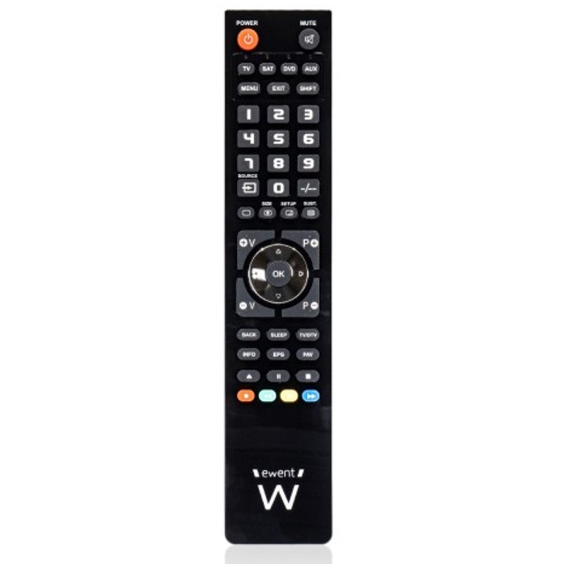 MANDO DISTANCIA EWENT UNIVERSAL 4-1 PROGRAMABLE -PC CON CABLE MICRO USB