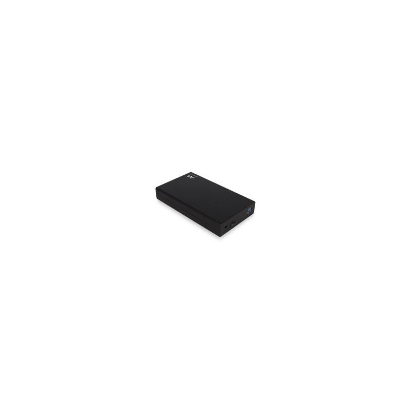 Ewent EW7056 caja para disco duro externo Caja de disco duro (HDD) Negro 3.5"