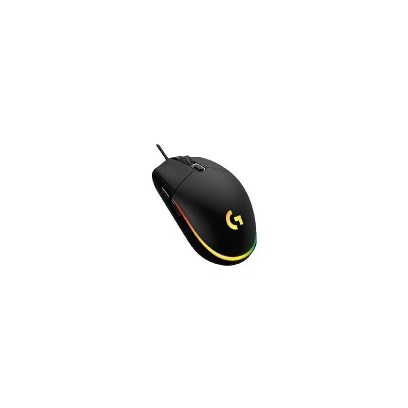 Ratón Gaming Logitech G102 Lightsync- Hasta 8000 DPI- Negro