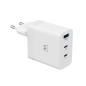 CARGADOR MOVIL EWENT CARGA RAPIDA PUERTOS 2 USB-C Y 1 USB-A 65W BLANCO