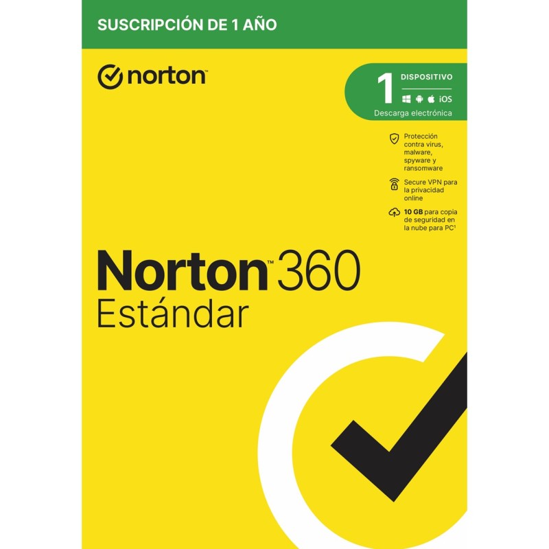 Antivirus norton 360 standard 10gb español