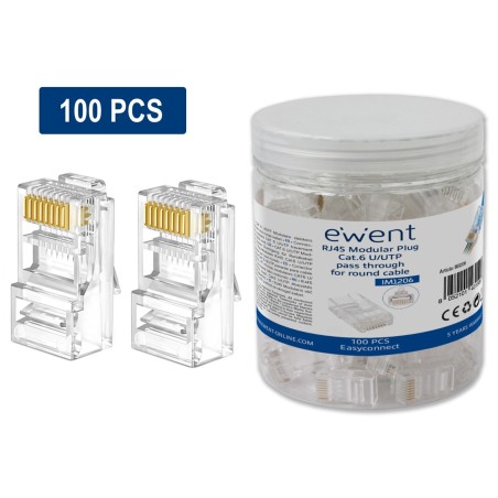 Conector rj45 ewent easyconnect im1206 cat-6