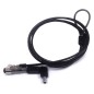 Cable seguridad ewent portatil llave 1-8m