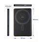 Powerbank ewent ew1160 ultraslim magsafe 5000mah