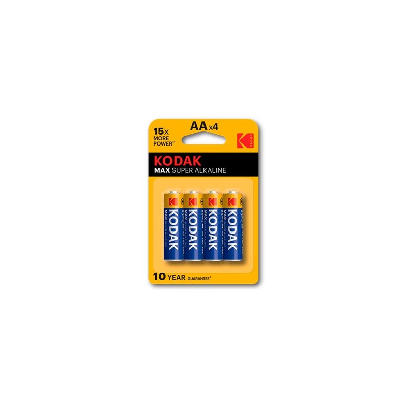 Blister pilas kodak alcalina max aa