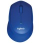 Ratón Inalámbrico Logitech M330 Silent Plus- Hasta 1000 DPI- Azul