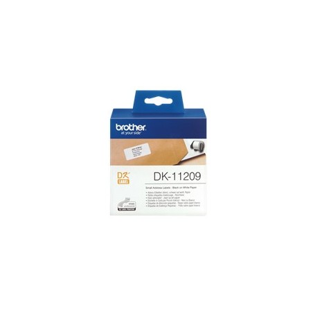 Etiquetas papel precortada brother dk11209 29