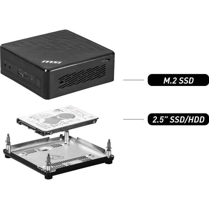 Adaptador hdd mini ordenador msi cubi