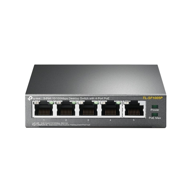 SWITCH TP-LINK TL-SF1005P DESKTOP SWITCH 4-PORT POE