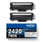 Tóner Original Brother TN2420TWIN Multipack XL Alta Capacidad- 2x Negro