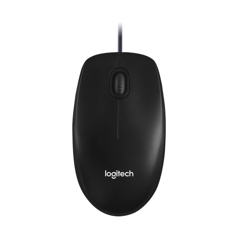 Ratón Logitech M100- Hasta 1000 DPI- Negro