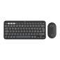COMBO TECLADO RATON LOGITECH QWERTY INALAMBRICO GRAFITO COMBO TECLADO RATON LOGITECH QWERTY INALAMBRICO GRAFITO