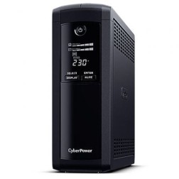 SAI Línea Interactiva Cyberpower VP1600ELCD- 1600VA-960W- 5 Salidas- Formato Torre